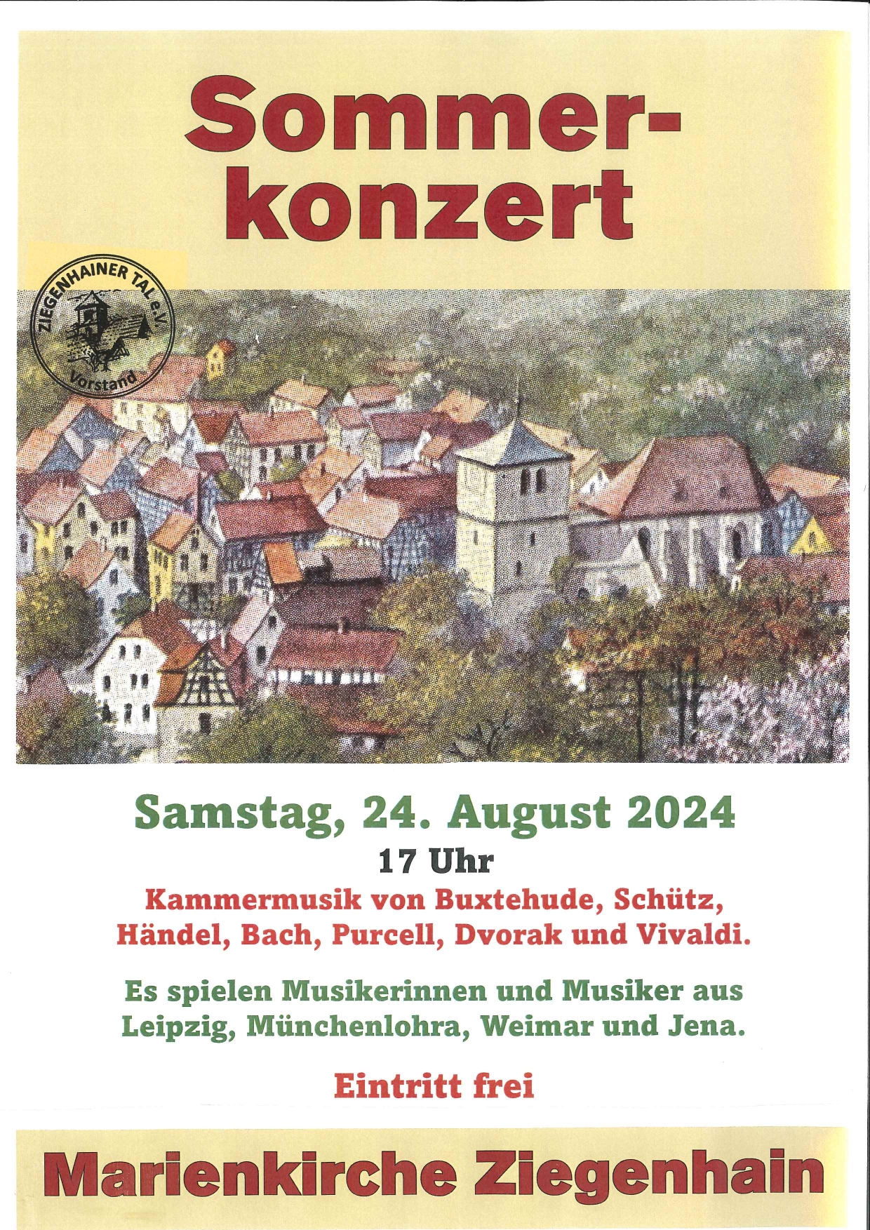 Sommerkonzert Ziegenhain 2024